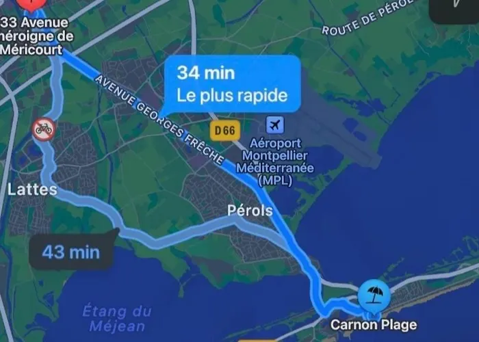 Bel Appart Design 2Ch, Mairie, Pkg, Wifi, Terrasse, Port Marianne