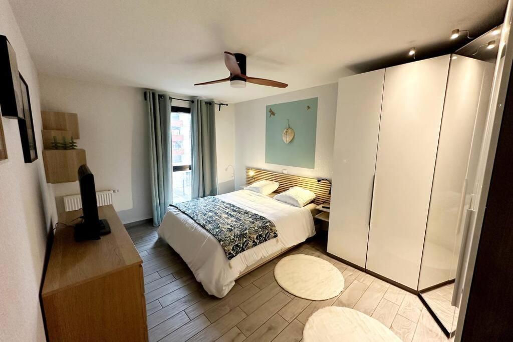 Bel Design 2ch, Mairie, Pkg, Wifi, Terrasse, Port Marianne Appartement